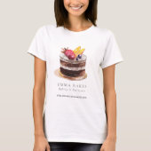 OBSTBLÜTTENKUCHEN PATISSERIE CUPCAKE BAKERIE KOCH T-Shirt (Vorderseite)