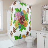 Obstbouquet. Duschvorhang (Beispiel)