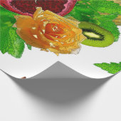 Obstbouquet. Geschenkpapier (Ecke)