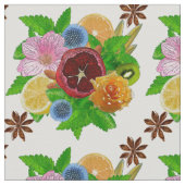 Obstbouquet. Stoff (Nahaufnahme)