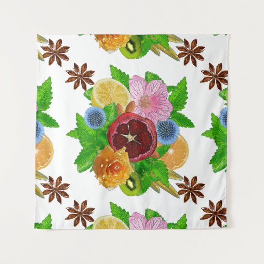 Obstbouquet. Wandteppich (Vorderseite (Horizontal))