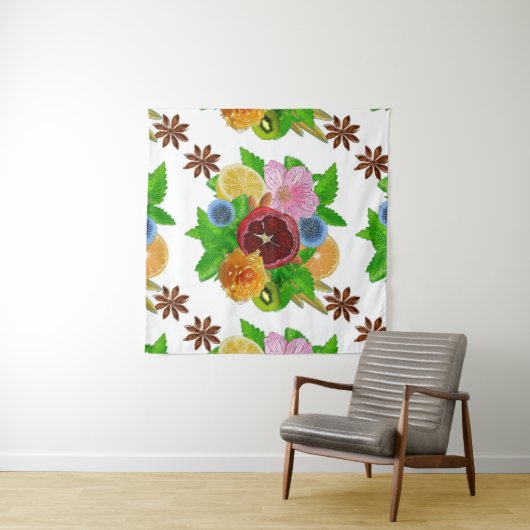 Obstbouquet. Wandteppich (Beispiel (Horizontal))