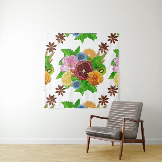 Obstbouquet. Wandteppich (Beispiel)