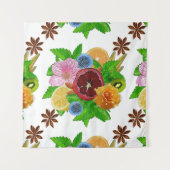 Obstbouquet. Wandteppich (Vorderseite)