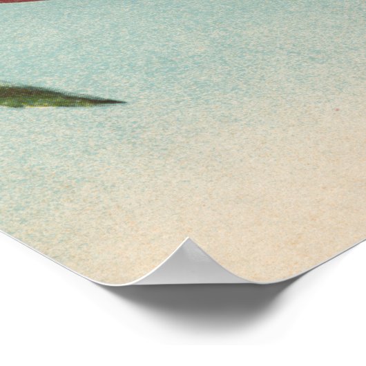 Obstchromlithograph von PeachFruitState Poster (Ecke)