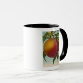 Obstchromlithograph von PeachFruitState Tasse (VorderseiteRechts)