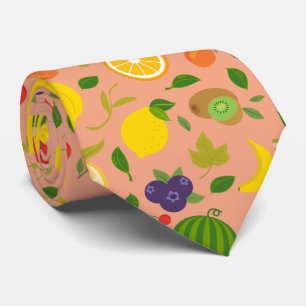 Obstcocktail Frische Lebensmittel auf der Grundlag Krawatte