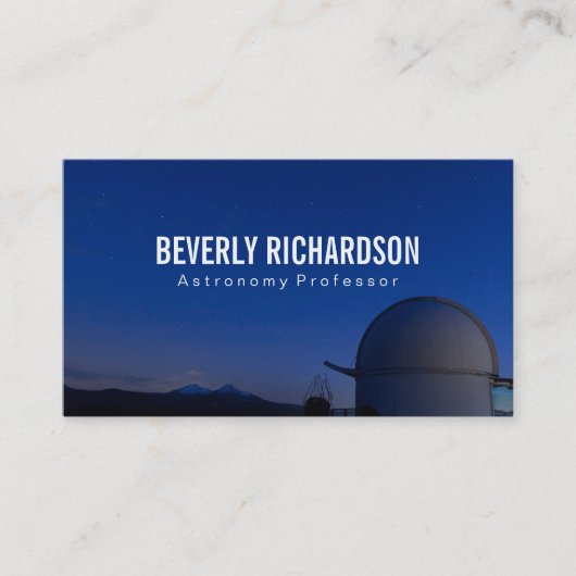 Obstervatorisch Visitenkarte (Vorderseite)