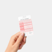 Obstetric Hemorrhage Reference Nurse Badge Ausweis (Handheld)