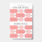 Obstetric Hypertension Nurse Reference Badge Ausweis (Rückseite)