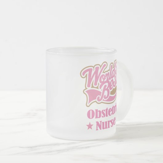 Obstetric Krankenschwester-Geschenk (Welten am Mattglastasse (VorderseiteRechts)