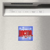 OBSTETRICIAN LOGO BIG RED DOCTOR MAGNET (In Situ (Geschirrspüler))