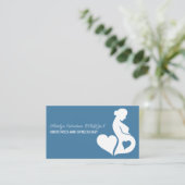 Obstetrics Gynecology Maternity Ward Chic Blue Visitenkarte (Stehend Vorderseite)