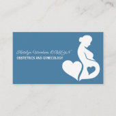 Obstetrics Gynecology Maternity Ward Chic Blue Visitenkarte (Vorderseite)