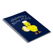 Obstetrics Nurse Chick Notizblock (Rechte Seite)