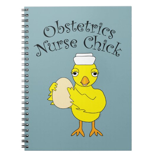 Obstetrics Nurse Chick Notizblock (Vorderseite)