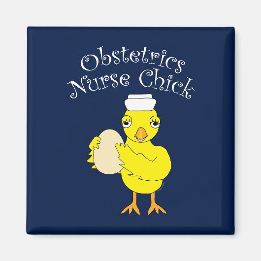 Obstetrie Nurse Chick Magnet (Vorne)