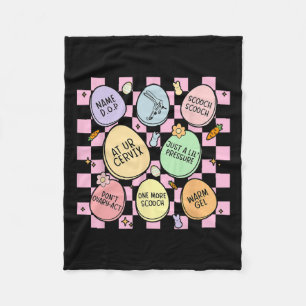 Obstetriker Eggs Bunny Gynäkologe Obgyn Nurse E Fleecedecke