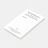 Obstetriker Gynäkologen Indikationen Post-it Klebezettel (angewinkelt)