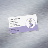 Obstetriker Gynekologe Modern Magnetische Visitenkarte (Beispiel)