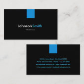 Obstetriker Modernes Aqua Blue Visitenkarte (Vorne/Hinten)