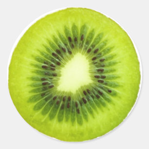 Obstgarnsticker - Kiwifruit Runder Aufkleber