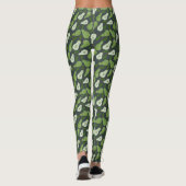 Obstgarten-Birnen-Fruchtmuster Leggings (Rückseite)