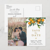 Obstgarten Foto Postkarte (Vorne/Hinten)