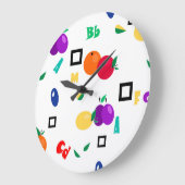 Obstgarten Große Wanduhr (Winkel)