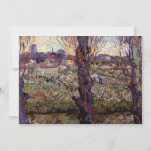 Obstgarten in Blossom, Arles von Vincent van Gogh Einladung (Vorderseite)