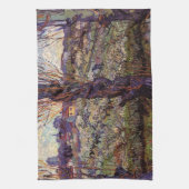 Obstgarten in Blossom, Arles von Vincent van Gogh Geschirrtuch (Vertikal)