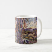 Obstgarten in Blossom, Arles von Vincent van Gogh Kaffeetasse (VorderseiteRechts)