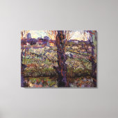 Obstgarten in Blossom, Arles von Vincent van Gogh Leinwanddruck (Vorderseite)