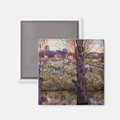 Obstgarten in Blossom, Arles von Vincent van Gogh Magnet (Vorderseite/Rückseite)
