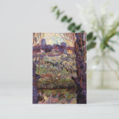 Obstgarten in Blossom, Arles von Vincent van Gogh Postkarte (Stehend Vorderseite)