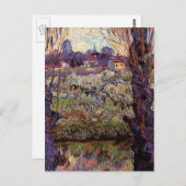 Obstgarten in Blossom, Arles von Vincent van Gogh Postkarte (Vorne/Hinten)