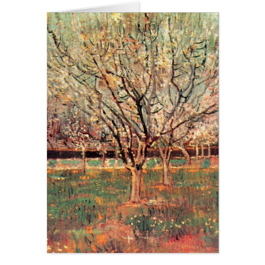 Obstgarten in Blossom, Pflaumen von Vincent van Go (Vorne)