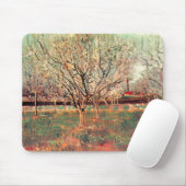 Obstgarten in Blossom, Pflaumen von Vincent van Go Mousepad (Mit Mouse)