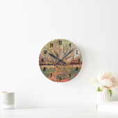 Obstgarten in Blossom, Pflaumen von Vincent van Go Runde Wanduhr (Zuhause)