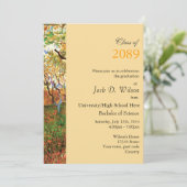 Obstgarten in Blossom, Van Gogh, Abschluss Einladung (Stehend Vorderseite)