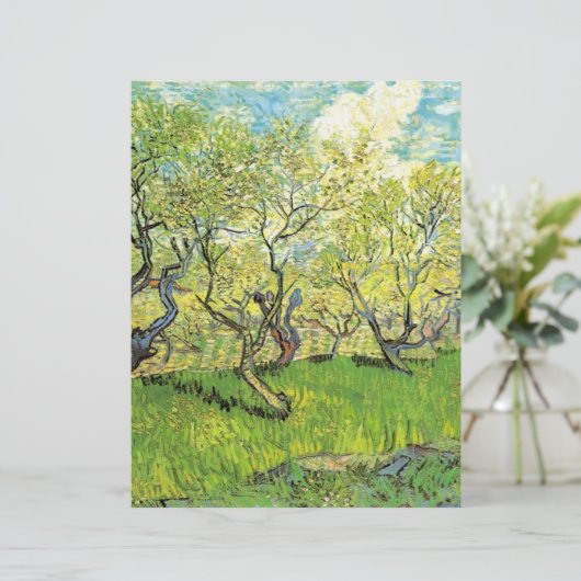 Obstgarten in Blossom, Vincent van Gogh. (Stehend Vorderseite)