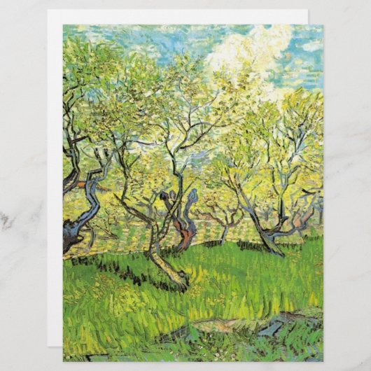 Obstgarten in Blossom, Vincent van Gogh. (Vorne/Hinten)
