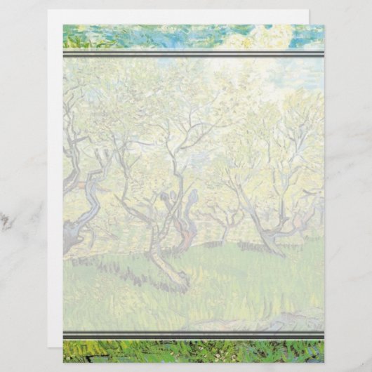 Obstgarten in Blossom, Vincent van Gogh. (Vorne/Hinten)