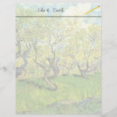 Obstgarten in Blossom, Vincent van Gogh. (Vorderseite)