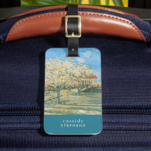 Obstgarten in Blossom Vincent van Gogh Gepäckanhänger