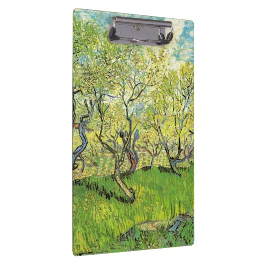Obstgarten in Blossom. Vincent van Gogh. Klemmbrett (Rechts)
