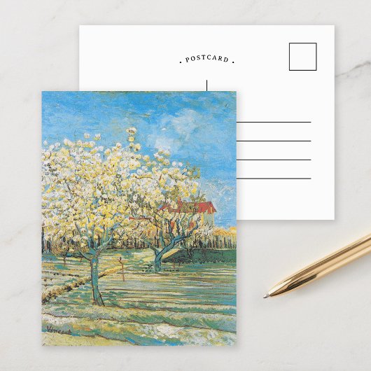 Obstgarten in Blossom | Vincent van Gogh Postkarte