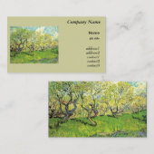 Obstgarten in Blossom Vincent van Gogh Visitenkarte (Vorne/Hinten)
