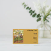 Obstgarten in Blossom Vincent van Gogh Visitenkarte (Stehend Vorderseite)