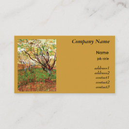 Obstgarten in Blossom Vincent van Gogh Visitenkarte